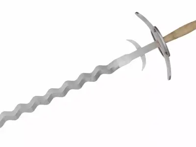 Flamberge 3D model