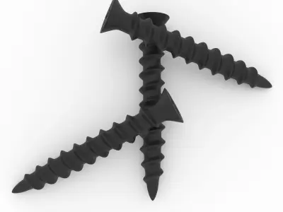 Screw screws 3D model