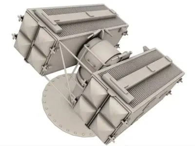Mk 29 Missile Launching System 3D model
