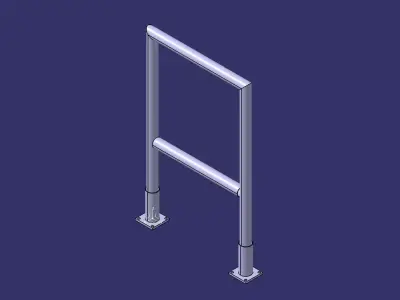 removable rambard 600x960 mm 3D model