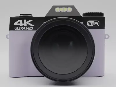 Camera Low-poly 3D model
