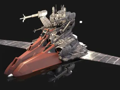 Spaceship reaper design 10  3D model