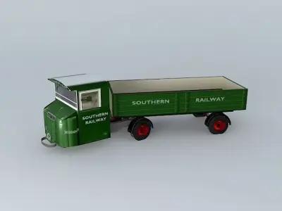Eco Rail Scammell No 4 Dummy! Old Steam Days Free 3D model