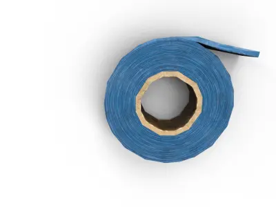 Insulating tape Low-poly 3D model