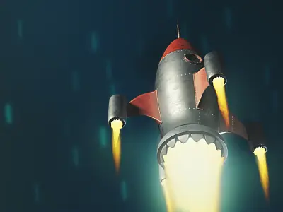 Iron Rocket Free 3D model