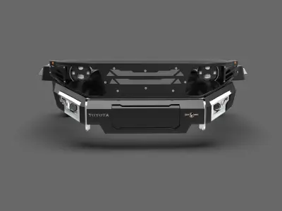 Ecotechne Front Bumper for Toyota Land Cruiser J70 3D model