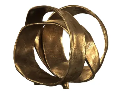 Curled Sculpture 3D model