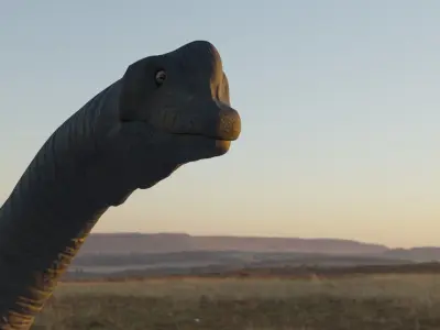 brachiosaurus rigged 3D model