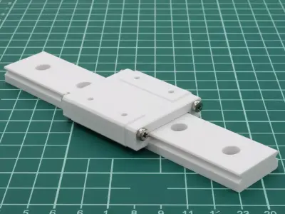 3D Printed Linear Guideways Block Rail MGW12 3D print model