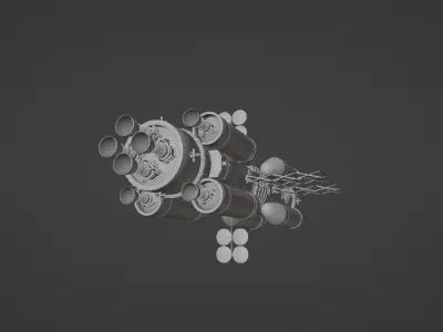 Artemis collection - realistic 3D model of a spaceship 3D model buy