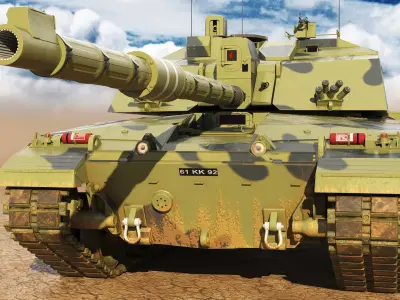 Challenger 2 United Kingdom Tank 3D model