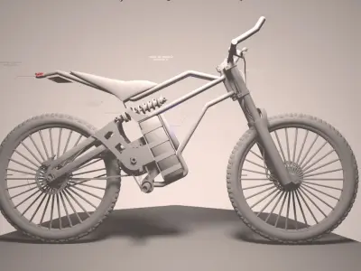 Ultralight e-Bike Muv v2 3D model