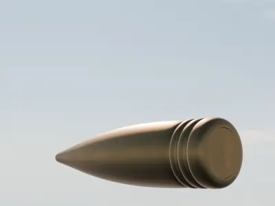 Bullet  62 x 39 3D model