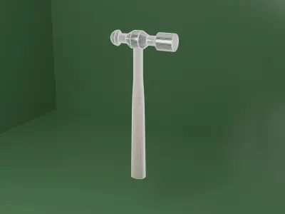Realistic Hammer Low Poly Prop Free low-poly 3D model