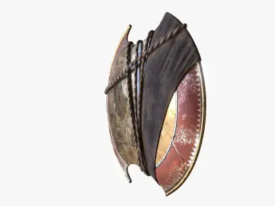Bayek Shield - Fan Art Low-poly 3D model