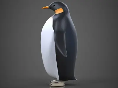 Penguin 3D model get