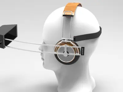 iTheater virtual reality headset Free 3D model