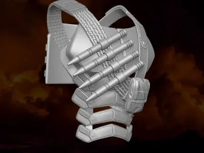 Vampire Hunter Bandolier 3D printable files 3D print model
