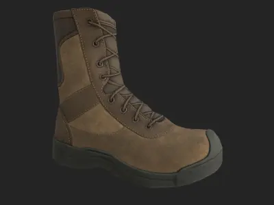 tactical boots Low-poly 3D model