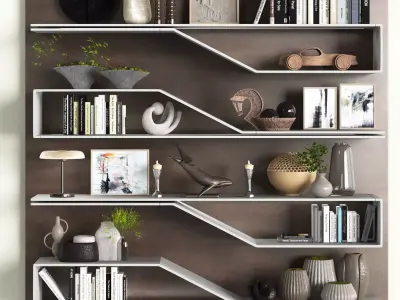 Decorative Set 23 rack 9 3D model