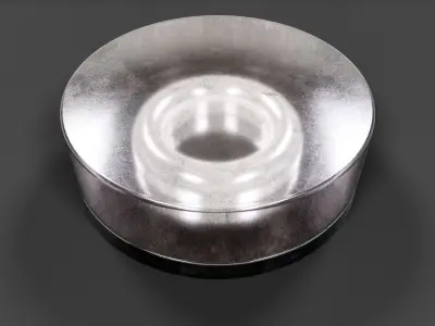 Bathroom Ceiling Light V01 - High Poly 3D model