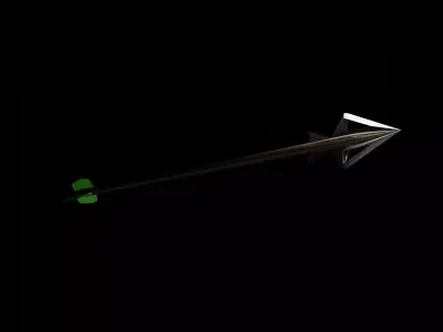 Stylized Arrow 1 Free low-poly 3D model