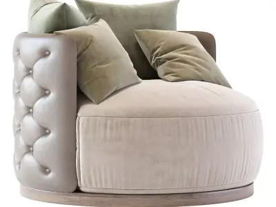 Armchair Mademoiselle 3D model