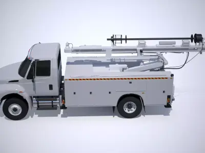 Drilling Truck 3D model