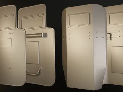 14 Police Equipment Kit Free 3D model