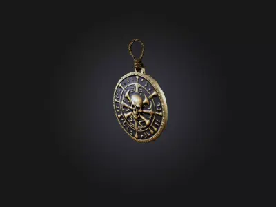 Pirates Medallion 3D model