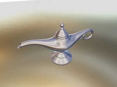 Aladdin Magic Lamp 3D print model