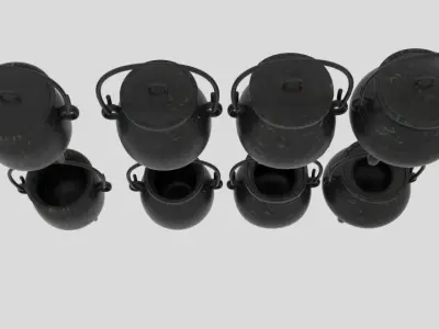  Cauldron Pack  3D model