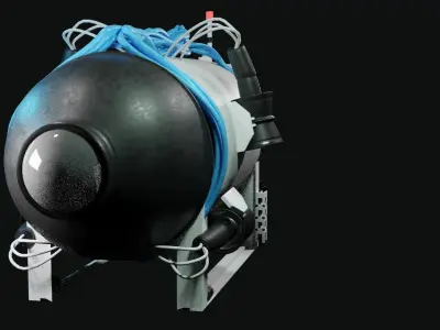 TITAN TOURING SUBMARIN   OCEAN GATE 3D model