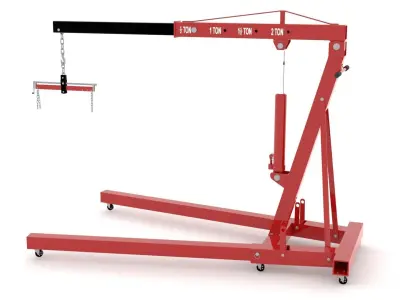 Engine Hoist v2 High Poly 3D model