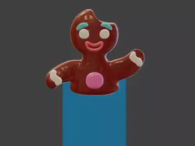 cookie bookmark 3D print model