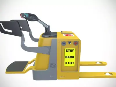 Pallet Stacker Low-poly 3D model