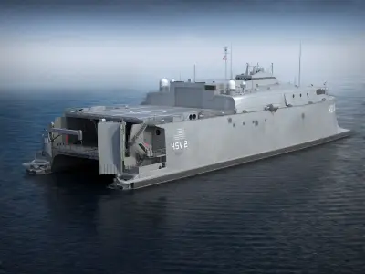 US Navy HSV-2 Swift 3D model
