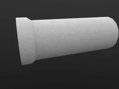 Concrete Pipe AR VR PBR Low-poly 3D model