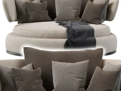 Amoenus Soft Maxalto Swivel Sofa 3D model