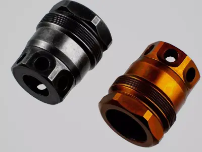 LPM Baby Bell Muzzle Brake 5 8x24 Free 3D model