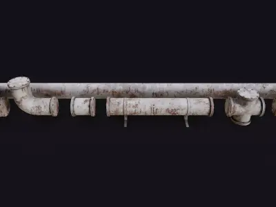 Modular Pipes Low-poly 3D model from CGTrader - Low-poly