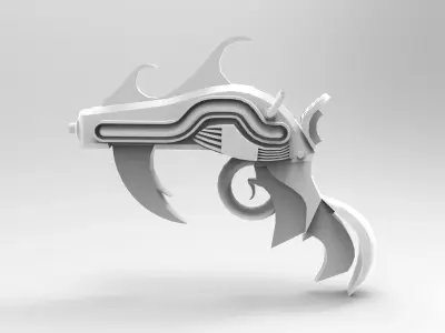 Weapon Free low-poly 3D model