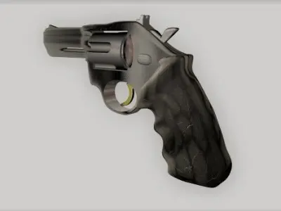 Revolver 3D model 2