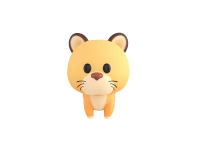 Character310 Lioness 3D model