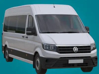 VW Crafter 2Gen L4H3 MiniBus 3D model
