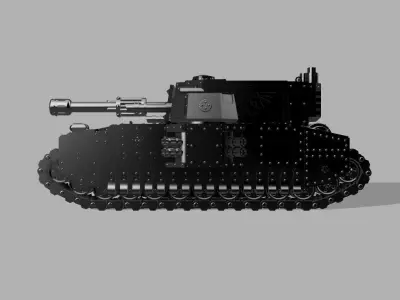 Bane blade style tank 3D print model