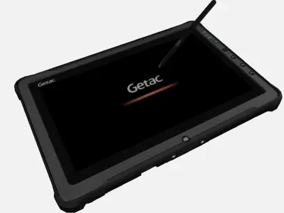 Getac F110 G3 Fully Rugged Tablet Low-poly 3D model