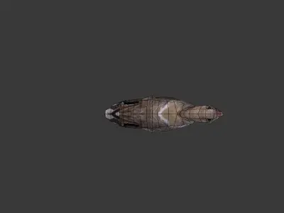 duck 3d goose Low-poly 3D model