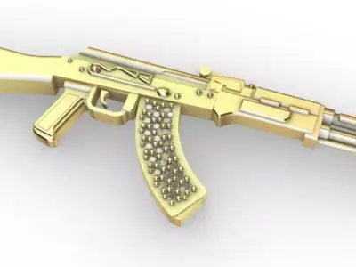 Colgante rifle  3D print model