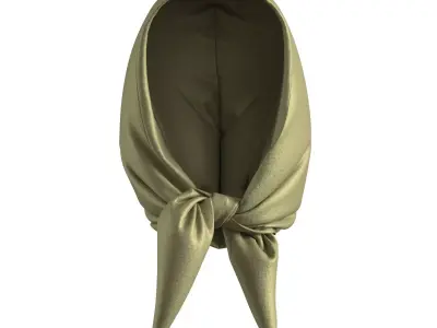 Nylon Padded Hat 3D model